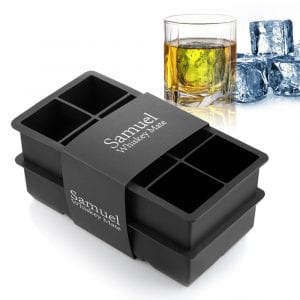 Samuelworld Silicone Flexible Ice Cube Tray, 2-Pack