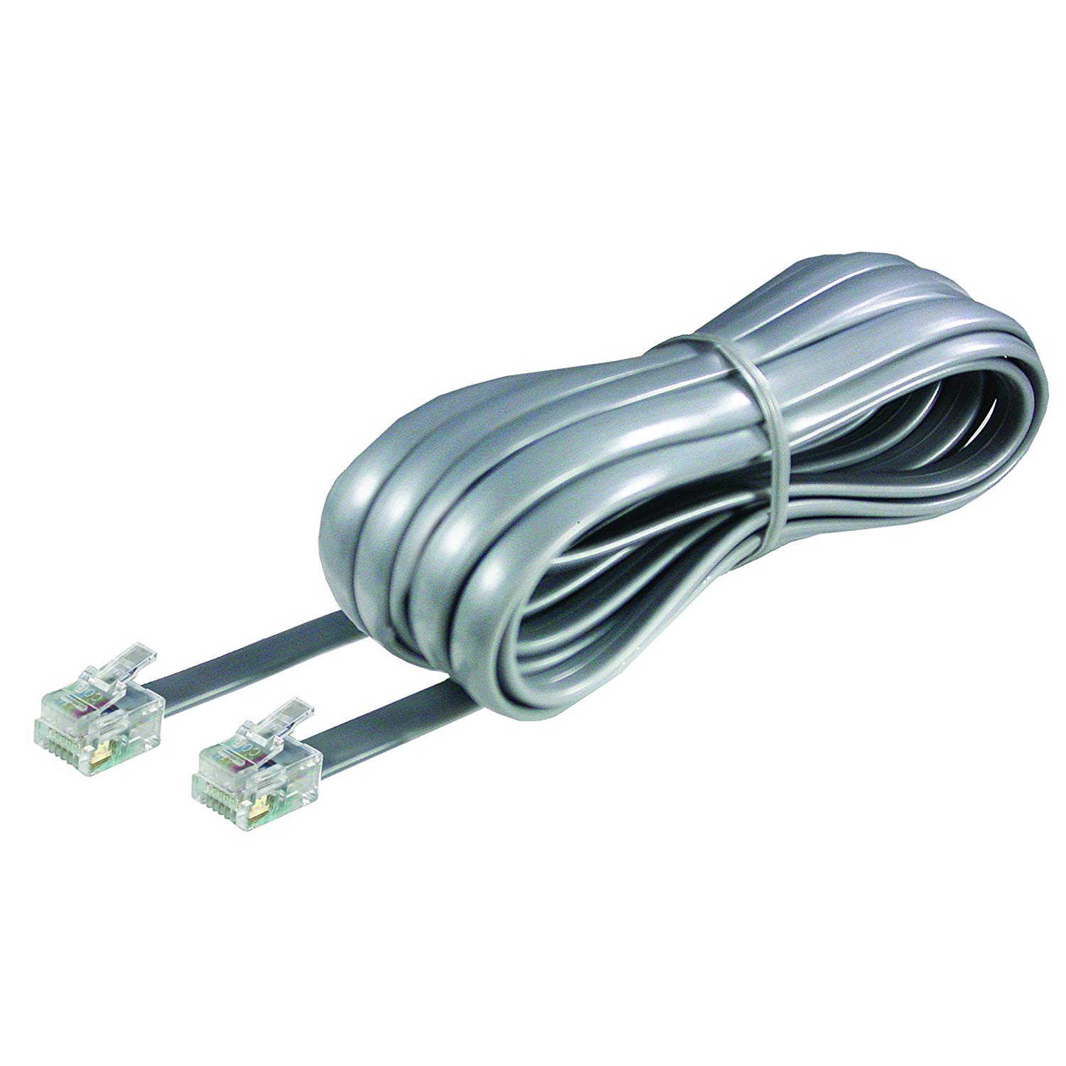 Softalk Modular Connectors Telephone Extension Cord, 15-Foot