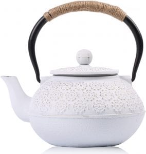 Sotya Tetsubin Handmade Artisan Tea Pot Kettle, 1.3-Quart