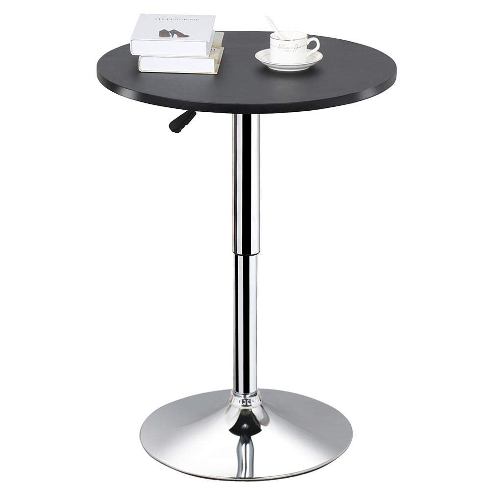 Topeakmart Classic Stainless Steel Bar Table