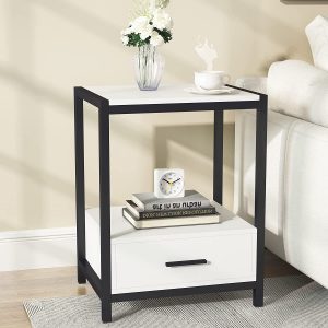 Tribesigns Multifunctional Storage Living Room End Table