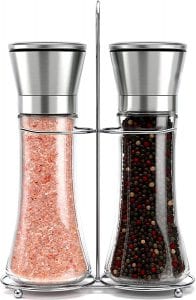 Willow & Everett Modern No-Spill Salt and Pepper Grinder Set