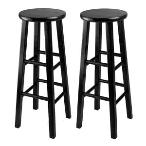 Winsome 29-Inch Square Leg Bar Stool, Set of 2