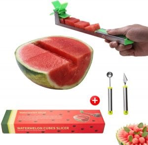 YUESHICO Automatic Watermelon Cubes Slicer & Cutter