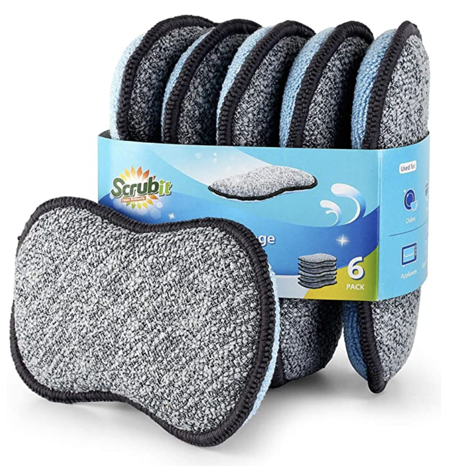 Scrub-It Chemical Free Cleaning Sponges, 6-Pack