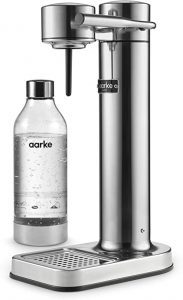 AARKE CARBONATOR II Sleek Stainless Steel Soda Maker Machine For Home