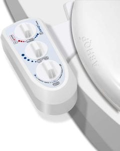 ABHQP Self-Cleaning Non-Electric Dual Nozzle Bidet Toilet Attachment