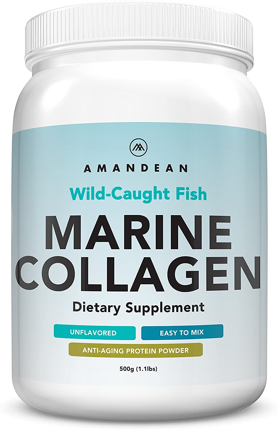 AMANDEAN Paleo Anti-Aging Marine Collagen Protein Supplement