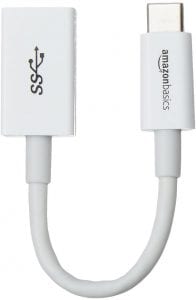 AmazonBasics USB Type-C to USB 3.1 Gen1 Female