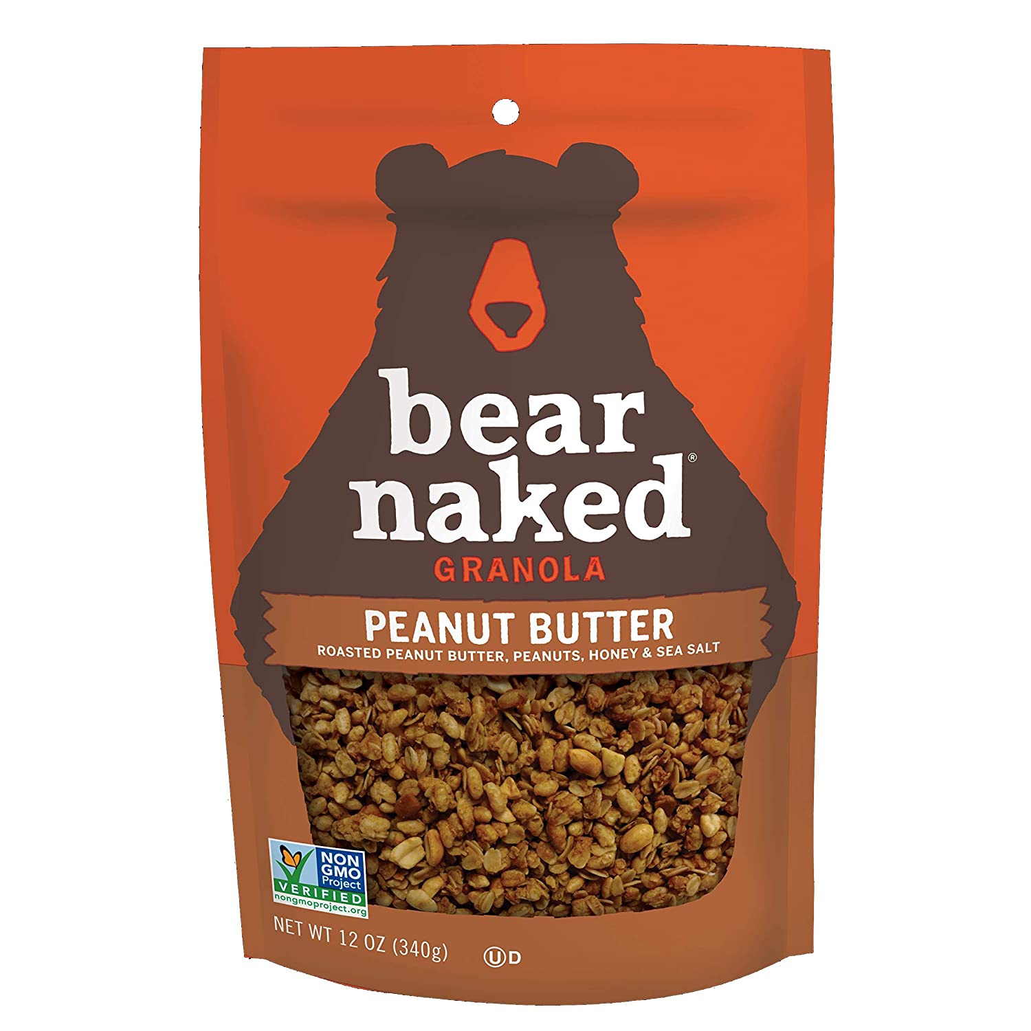 Bear Naked Non-GMO Kosher Dairy Granola, Peanut Butter