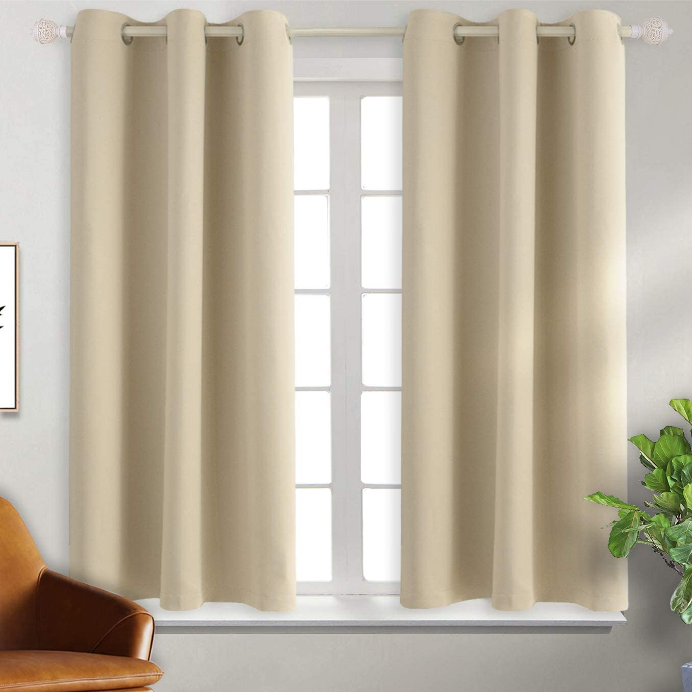 BGment Grommet Top Insulated Blackout Curtains