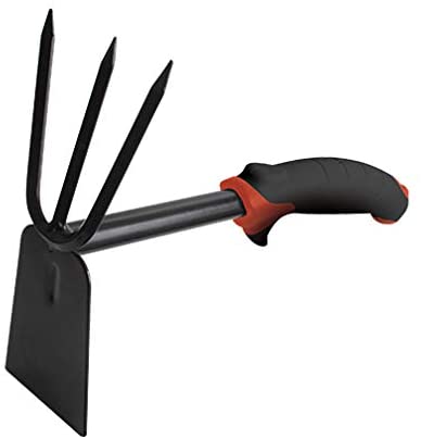 Black+Decker Steel Molded Grip Culti-Hoe Garden Tool