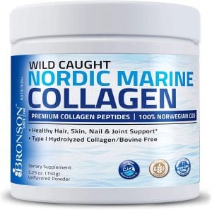 Bronson Digestive Health Support Marine Collagen Protein Powder