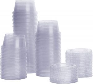 Comfy Package Plastic Jello Shot Cups, 100-Pack