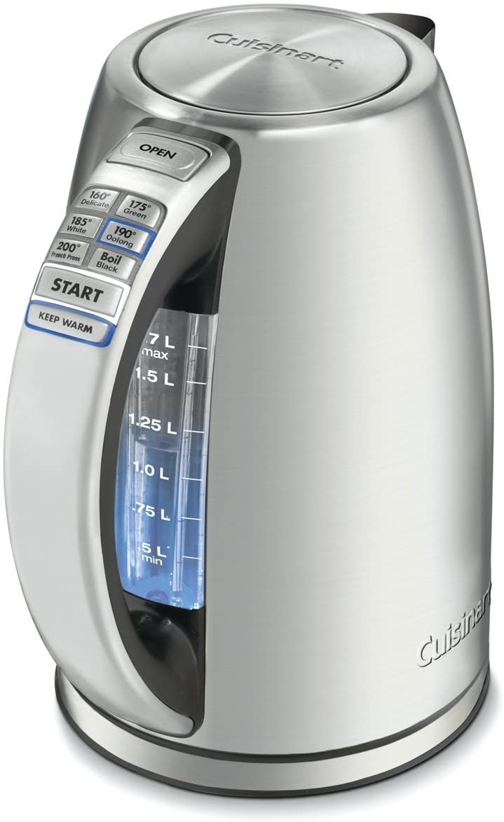 Cuisinart PerfecTemp Stainless Steel Cordless Electric Kettle For Coffee