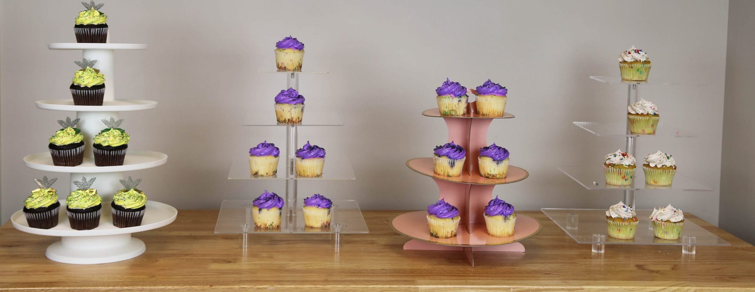 Alessi 1 Pc Party Cupcake Tower Cupcake Display Stand Paper Cake Stand 