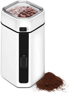 CUSIBOX Safe Lid Lock Electric Coffee Bean & Spice Grinder
