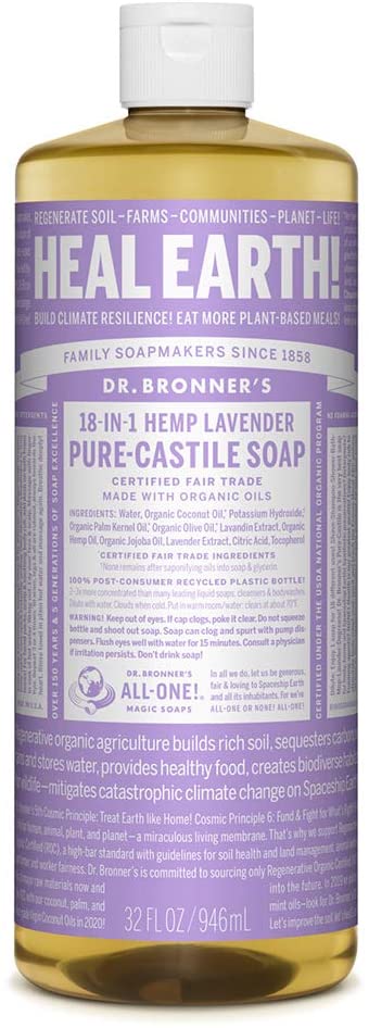 Dr. Bronner’s Fair Trade All-In-1 Organic Body Wash