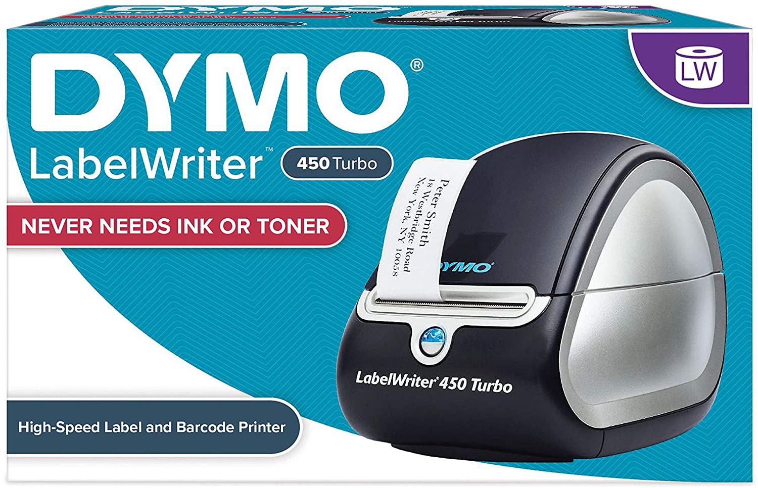 DYMO LabelWriter 450 Turbo Direct Thermal Label Writer