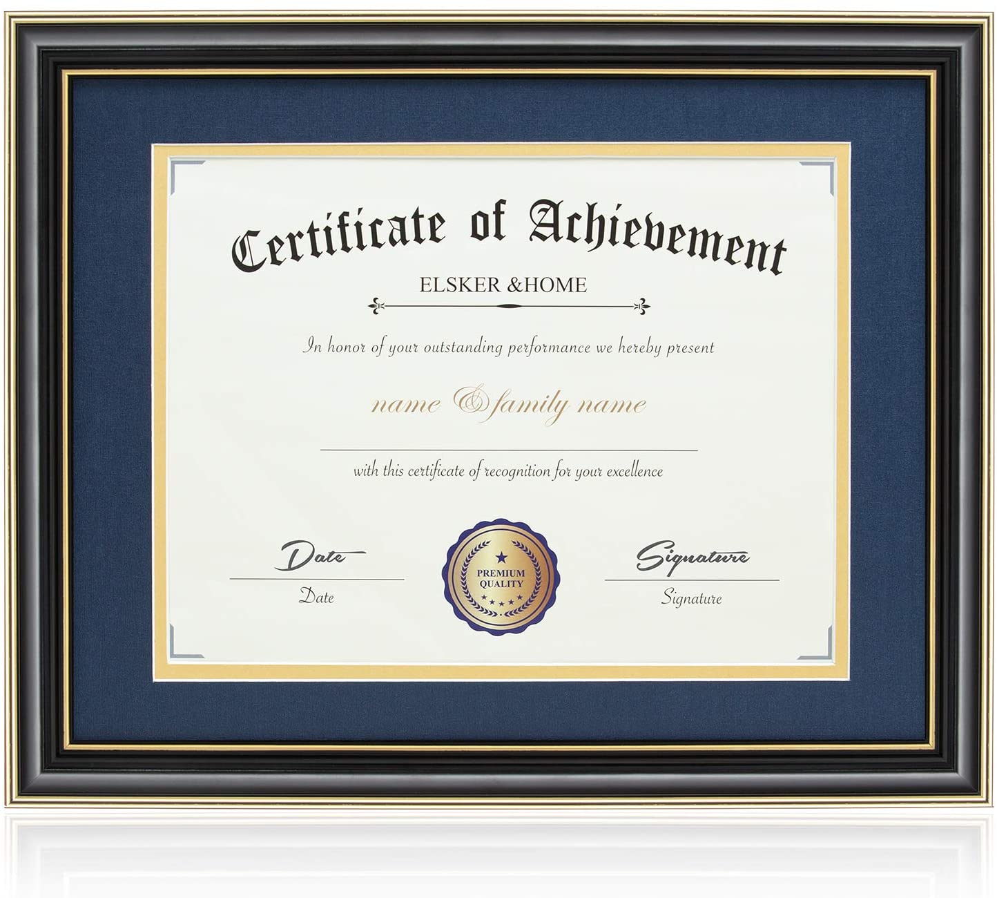 ELSKER&Home FSC Certified Wood Document & Diploma Frame