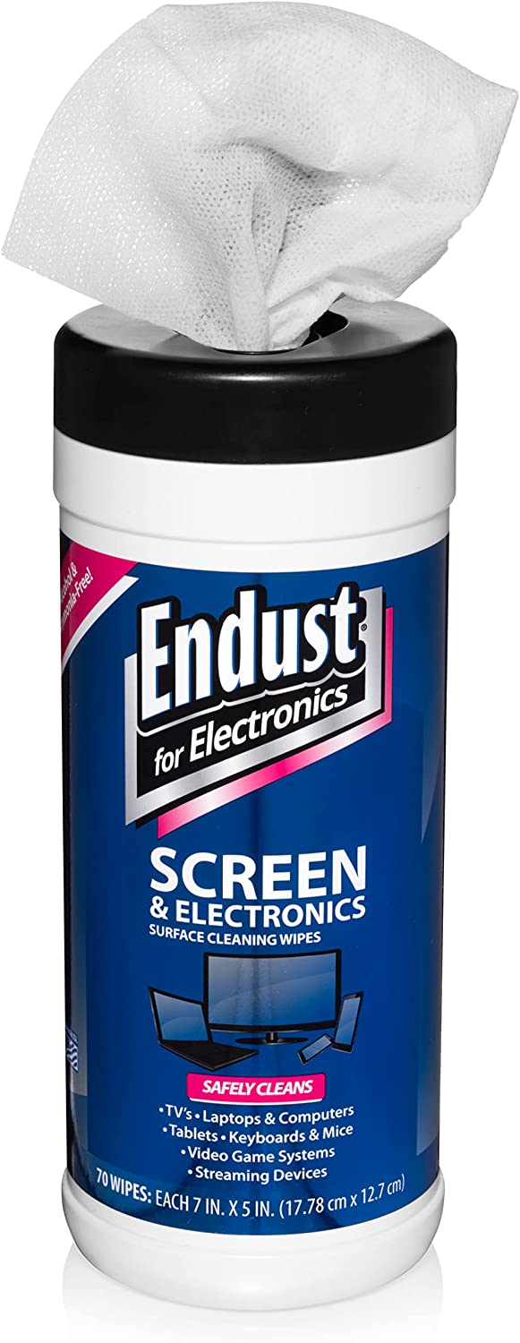 Endust Multipurpose Screen Cleaning Wipes, 70-Count