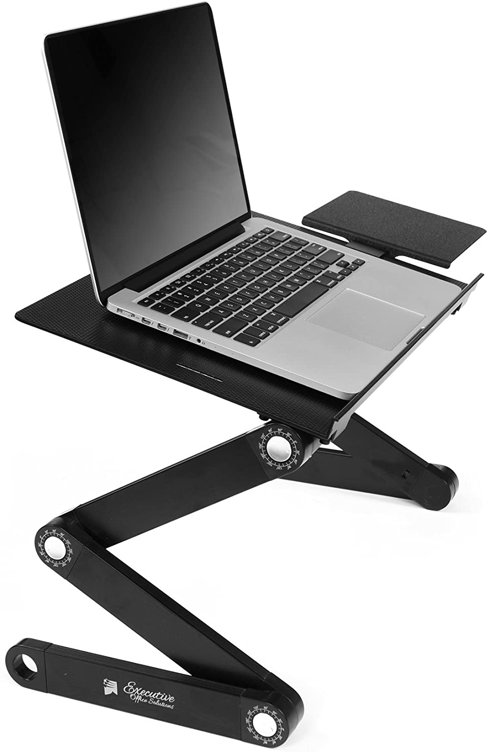 Notebook Stand Compatible with Most 10-17” Laptops Ergonomic Laptop Riser Laptop Mount for Desk Space Grey LORYERGO Laptop Stand