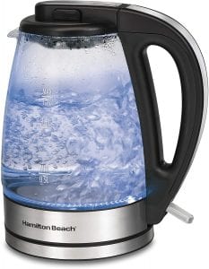 Hamilton Beach Wide Opening Electric Tea Kettle For Coffee