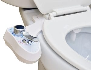Hygencare EX400 Non-Electric Bidet Toilet Seat Dual Nozzle Attachment