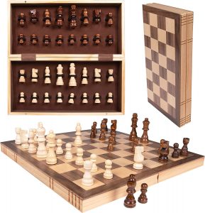 Kangaroo Felt Lined Deluxe Chess Board