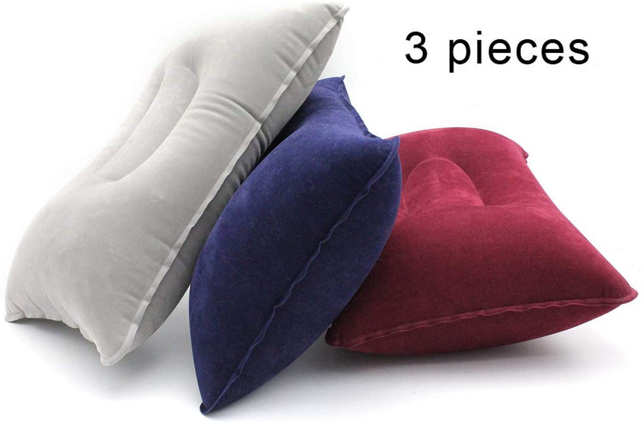 LayDUS Ultralight Inflatable Pillow, 3-Piece
