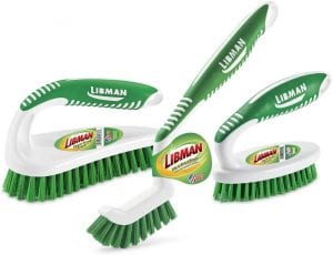 Libman Narrow Spaces Cleaning Brushes, 3-Pack