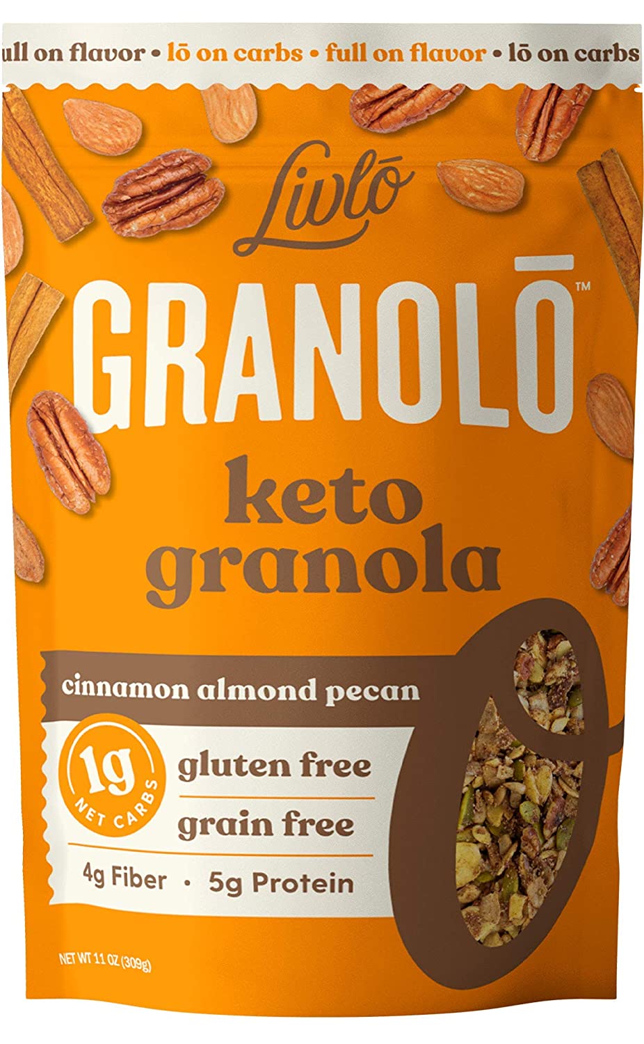 Livlo Unsweetened Diet-Friendly Granola