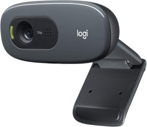 Logitech Fluid Crystal Technology HD Webcam, 720P