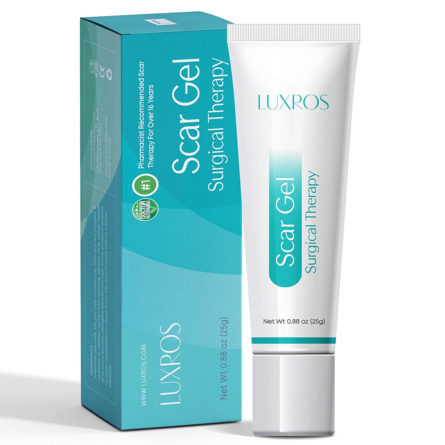 LUXROS Advanced Silicone Surgical Scar Remover Gel