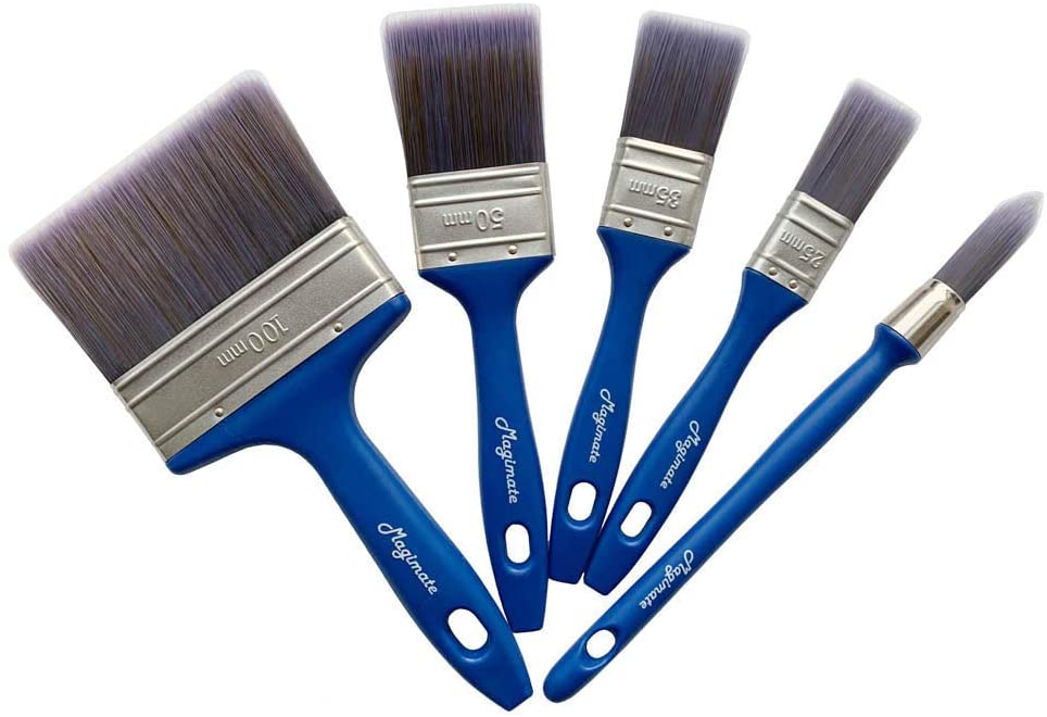 Magimate Trim Edging Paint Brushes For Home, 5-Piece