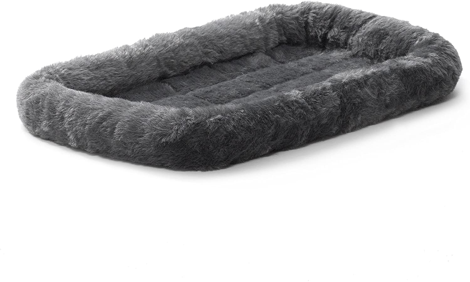 MidWest Bolstered Synthetic Fur Pet Bed For Office