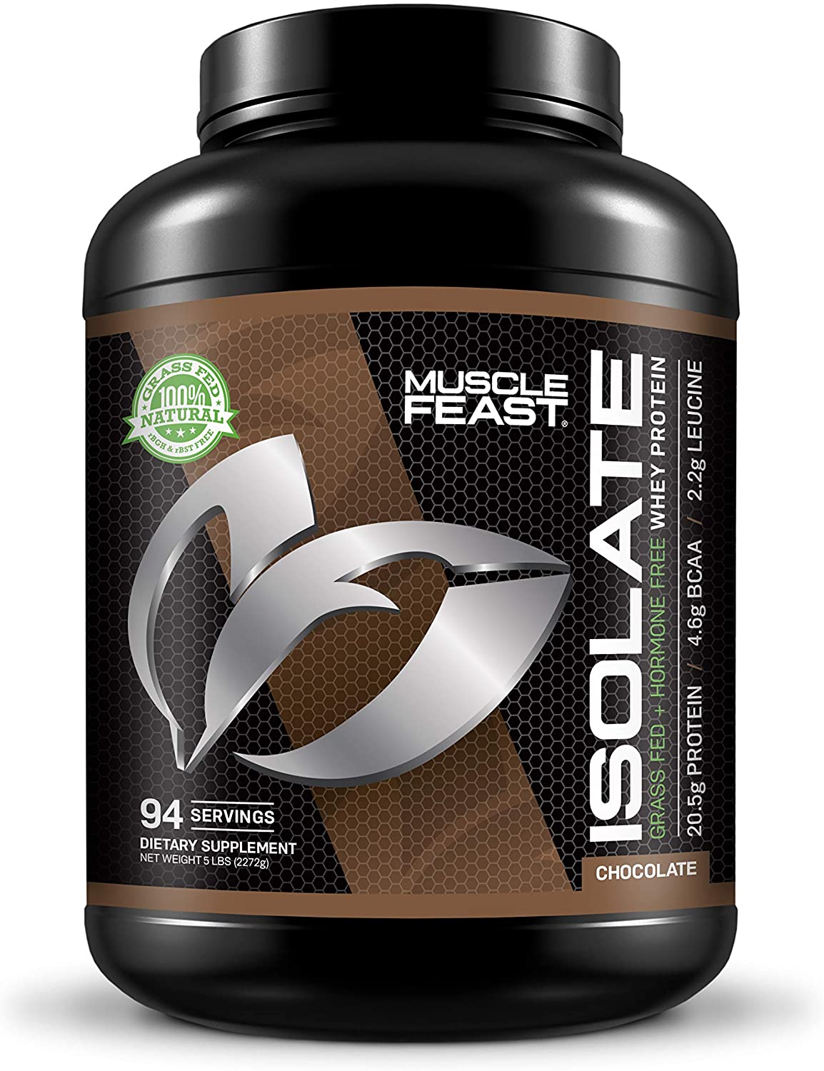Muscle Feast Vegetarian Whey Protein Isolate Powder, Chocolate