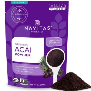 Navitas Plant-Based Ethically Grown Acai Powder, 8-Ounce