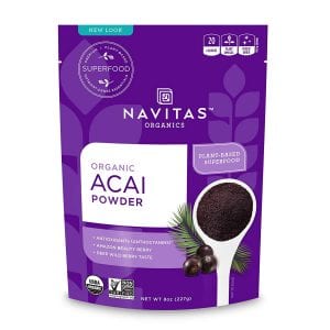 Navitas Non-GMO Freeze-Dried Organic Acai Powder, 8-Ounce