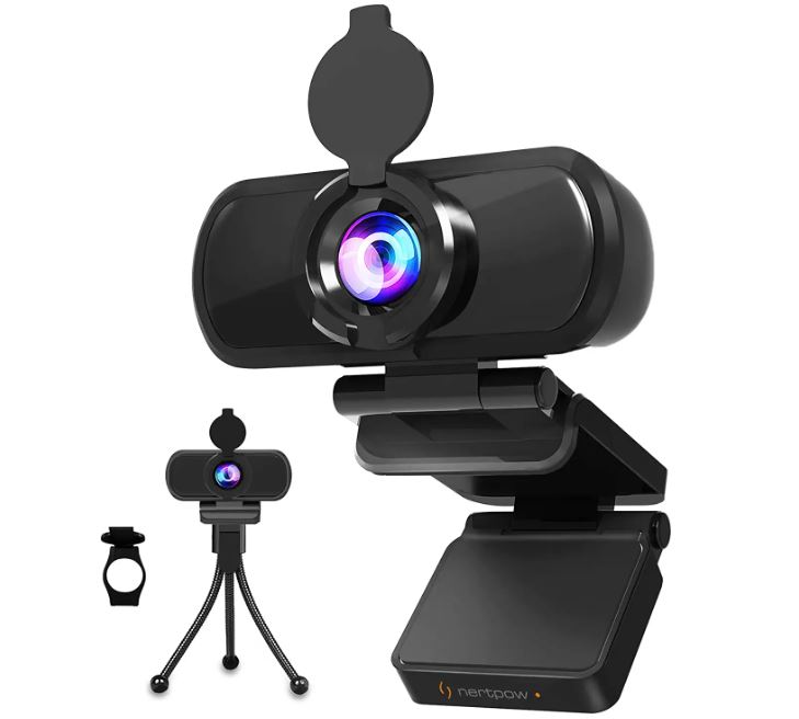 Nertpow High Resolution Flex-Up Webcam, 1080P