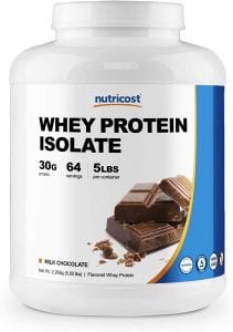 Nutricost Whey Protein Isolate Powder, Milk Chocolate