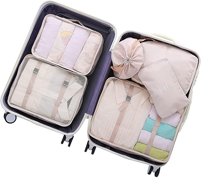 OEE Travel Space Saving Luggage Organizer Bags, 6-Piece