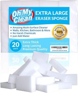 Oh My Clean Professional Cleaning Sponges, 20-Pack