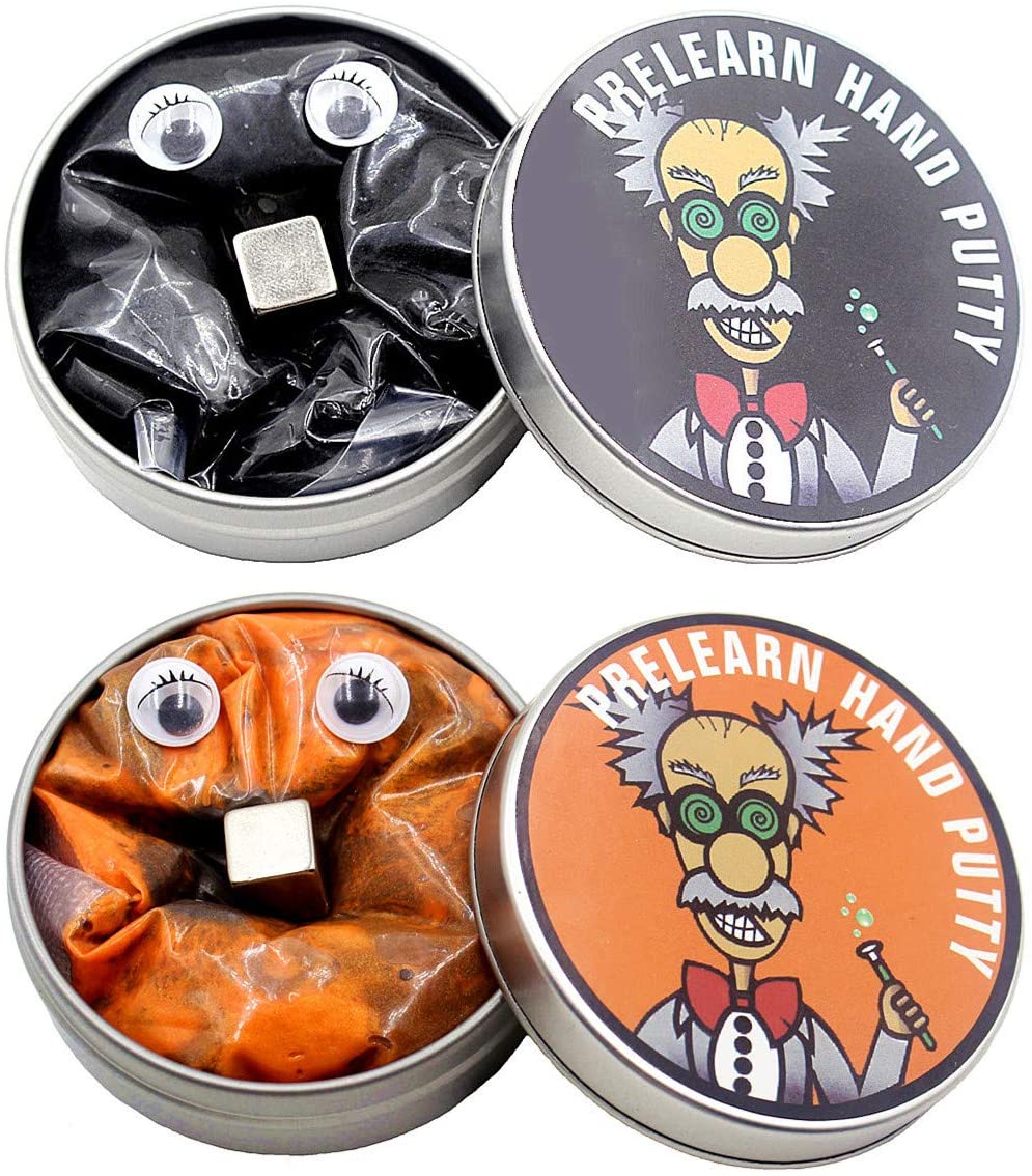 Pitcircle Magnetic Hand Putty With Monster Eyes And Magnet, 2-Pack