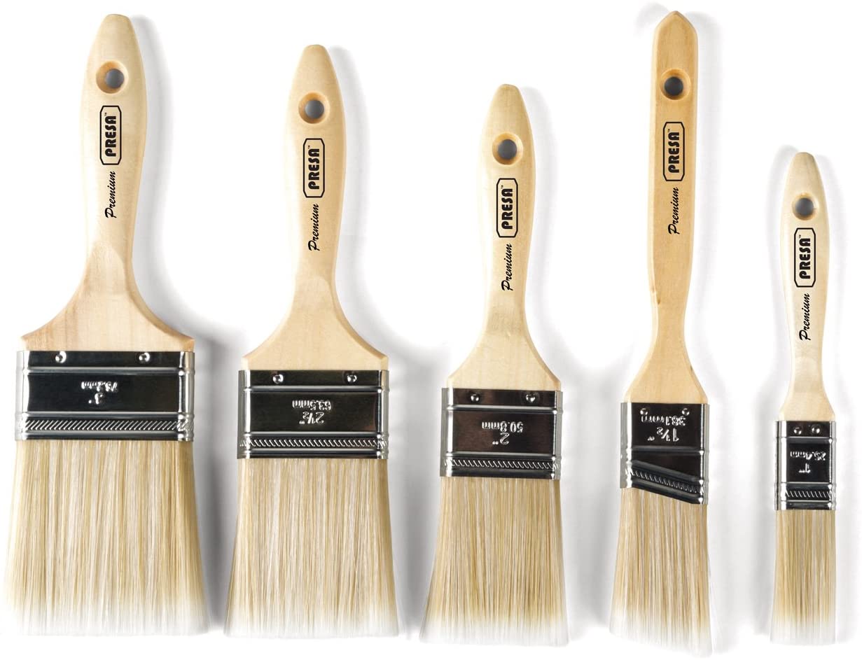 Presa Smooth Paint Brushes For Home, 5-Piece
