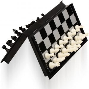 QuadPro Folding Magnetic Travel Chess Board Set