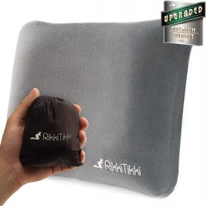 RikkiTikki Inflatable Ultralight Camping Pillow