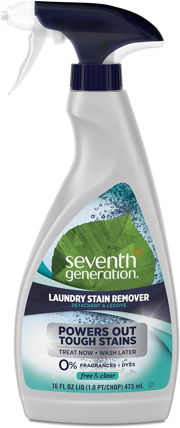 Seventh Generation Free & Clear Laundry Household Stain Remover, 8-Pack