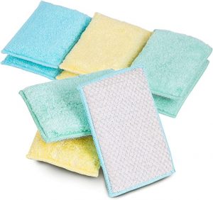 Smart Design SmartCloth Antibacterial Scrub Cleaning Sponges, 9-Pack