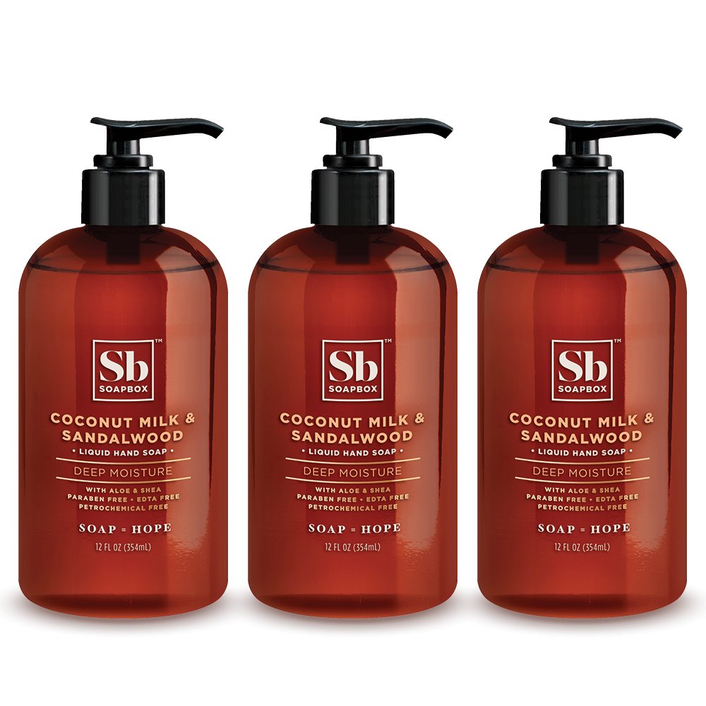 Soapbox Paraben & Sulfate Free Hand Soap, 3-Pack